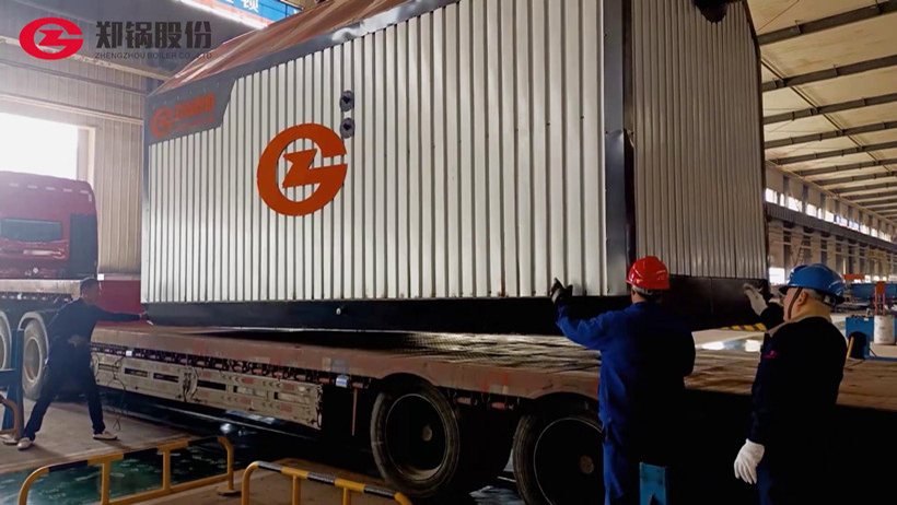 尊龙集团szl6-1.25-T生物质锅炉发货