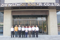 中电协会工业锅炉分会理事长会见尊龙集团 -3